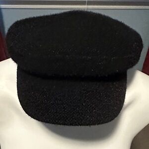 Classic Black Women's Newsboy Cap